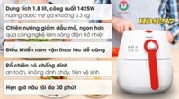 Nồi chiên không dầu 1.8 lít Philips HD9217