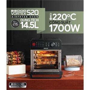 Nồi chiên không dầu 2Good Vortex S20 (S-20) 14.5 lít