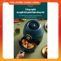 Nồi chiên không dầu 3L Bear QZG-A14D1 chống dính có chức năng hẹn giờ và điều chỉnh nhiệt độ_Gia Dụng DUHA