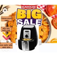 Nồi chiên không dầu 3L SUNHOUSE SHD4025B