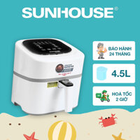 Nồi chiên không dầu 4.5L SUNHOUSE MAMA SHD4086W - Bảo hành 24 tháng