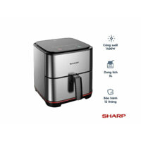 Nồi chiên không dầu 5 lít SHARP KF - AF50EV - ST HÀNG CHÍNH HÃNG - Bảo hành 12 tháng