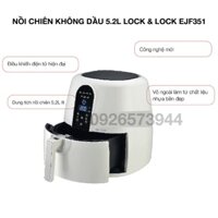 Nồi chiên không dầu 5.2L Lock & Lock EJF351