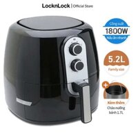 Nồi chiên không dầu 5.2L Lock&Lock EJF-151 – Hàng chính hãng tặng kèm khay bánh