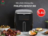 Nồi chiên không dầu 5.6 lít Philips HD9257/80