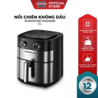 Nôi chiên không dâu 6.0L SUNHOUSE SHD4026 - Hàng chính hãng