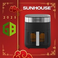 Nồi Chiên Không Dầu 6.5L SUNHOUSE SHD4092 - Nướng Gà Nguyên Con, Giảm 80% Dầu, Cảm Ứng Hiện Đại