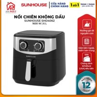 Nồi chiên không dầu 6L SUNHOUSE SHD4062 - Hàng Chính Hãng Bảo Hành 24 Tháng