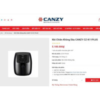 Nồi chiên không dầu 7 lít Canzy K11plus