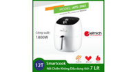 Nồi chiên không dầu 7 lít Elmich Smartcook AFS-3941 công suất 1800W bảo hành 12 tháng