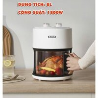 nồi chiên không dầu 8 lít
