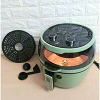 Nồi chiên không dầu 8L Nineshield KB6001M bảng điều khiển cơ, cơ công suất 1500W tiết kiệm điện.