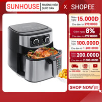 NỒI CHIÊN KHÔNG DẦU 9L SUNHOUSE SHD4035 - Dung tích siêu lớn, tự ngắt điện khi quá tải, BH 12 tháng