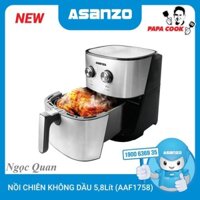 Nồi chiên không dầu Asanzo Papa Cook AAF1758 5.8 Lít