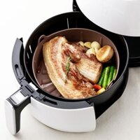 Nồi Chiên Không Dầu Balsang Bằng Silicone Tái Sử Dụng Được, Lót Nồi Chiên Không Dầu, Giỏ Vệ Sinh Sau Khi Sử Dụng Máy Chiên Không Dầu, Giữ Sạch Giỏ