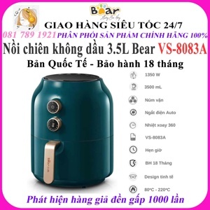 Nồi chiên không dầu Bear VS-8083A 3.5L