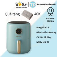 Nồi chiên không dầu Bear QZG-B14E1, 3.5L, chính hãng, dùng để nướng thịt, nướng bánh mì, chiên không khí, nồi chiên điện