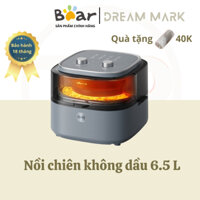 Nồi chiên không dầu Bear QZG-E14G5, 6.5 lít, nướng thịt, nướng bánh mì, quay thực phẩm, nồi chiên điện, lò nướng điện