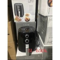 nồi chiên không dầu camel 5l đen