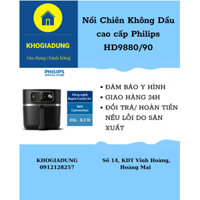 Nồi Chiên Không Dầu cao cấp Philips HD9880/90 XXL Connected |2000W - Hàng Chính Hãng