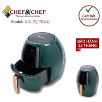 NỒI CHIÊN KHÔNG DẦU CHEF&CHEF ĐIỆN TỬ 6.5L YJ-702A MẦU XANH NƯỚNG NHANH CHÍN, THƠM NGON HƠN