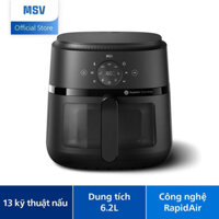 Nồi chiên không dầu chính hãng MSV M08 | Món ăn giòn rụm và thơm ngon với công nghệ RapidAir | BH 6 Tháng