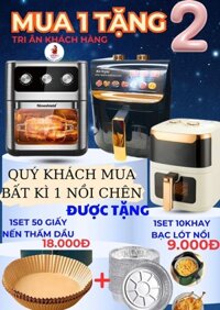 Nồi Chiên Không Dầu Có Lồng Quay Kèm Que Xiên Thịt Xịn Chính Hãng Nine Shield 12.5L Lớn (70)