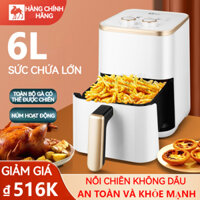 NỒi Chiên Không DẦu, Đa Năng BẾp Chiên Không DẦu 4L-6L-7.5L Thông Minh Frying Pan Không Dầu