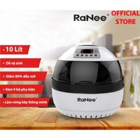 Nồi chiên không dầu đa năng RaNee RN-AF10LH (10L) kèm phụ kiện 9 món (BH 12 tháng) + Nồi chiên chân không Ranee