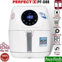 Nồi chiên không dầu điện tử Perfect PF-D88 D92 - Dung tích 5 lít - Hàng chính hãng - D88 - Trắng