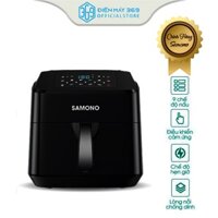 Nồi Chiên Không Dầu Dung Tích 8L SAMONO SW-AFBE08, Công Suất 1600W, Sang Trọng , Dễ Lau Chùi, An Toàn Cho Sức Khoẻ.