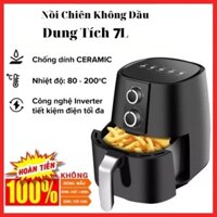 Nồi Chiên Không Dầu Dung Tích Lớn - Nồi Chiên Không Dầu Chống Dính Cao Cấp - Nồi 6L Xanh