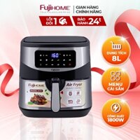 Nồi chiên không dầu FUJIHOME A7D dung tích 8 lít - Công suất 1800W - Công nghệ Nhật Bản, Xuất xứ Asia -Bảo hành 24 tháng