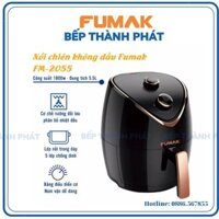 Nồi Chiên Không Dầu Fumak FM-2055 Nhật Bản Dung Tích 5.5L  [Bảo hành 18 tháng]  - Hàng Chính Hãng