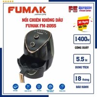 Nồi Chiên Không Dầu Fumak FM2055 Dung tích 5.5 lít Bảo hành 18 tháng - F5.Refresh