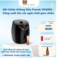 Nồi Chiên Không Dầu Fumak FM2055 - Dung tích 5.5 Lít - Bảo hành 18 tháng