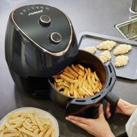 Nồi chiên không dầu FUMAK FM-2055 dung tích 5.5L - Thép không gỉ - Hàng chính hãng