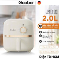 Nồi chiên không dầu GAABOR AF20M-YE01A dung tích 2L công suất 900W nóng nhanh, nhỏ gọn, Chính Hãng