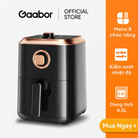 Nồi chiên không dầu GAABOR GA-M45A02 màu đen dung tích 4.5L công suất 1200W hẹn giờ đến 60 phút - Hàng chính hãng