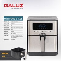 Nồi Chiên Không Dầu Galuz 7L ( Điện tử) Mẫu mới G-63 Bảo hành 18 tháng tại nhà