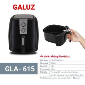 Nồi chiên không dầu Galuz GLA-615 - 5.2L