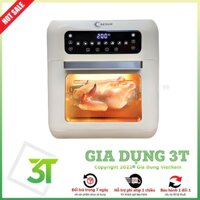 Nồi chiên không dầu GESUN F150 dung tích 12L, chiên nướng 2 trong 1 với 10 chức năng, được tặng kèm 8 món phụ kiện