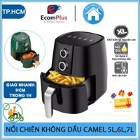 Nồi Chiên Không Dầu Giá Rẻ - Nồi Chiên Không Dầu Camel Hàng Chính Hãng Chất Lượng Cao Dung Tích 7 Lít Có Thể Nướng Cả 1 Con Gà Với Công Nghệ Rapid Air Làm Chín Thực Phẩm Rất Nhanh Cực Tốt Cho Sức Khỏe Công Suất Cực Lớn Tiết Kiệm Điện - Bảo Hành 12 Tháng