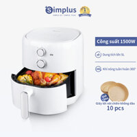 Nồi chiên không dầu gia Simplus KQZG004 đình tự động đa chức năng công suất lớn 1500W