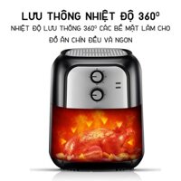 Nồi Chiên Không Dầu Hongxin Rh957 Dung Tích 6L Công Suất 1400W Bảo Hành 12 Tháng