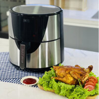 Nồi chiên không dầu KALITE Q8 chiên gà nguyên con, dung tích 8L