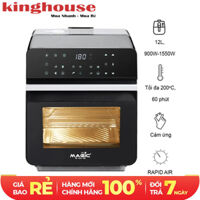 Nồi chiên không dầu kết hợp hấp cao cấp Magic Eco S-12