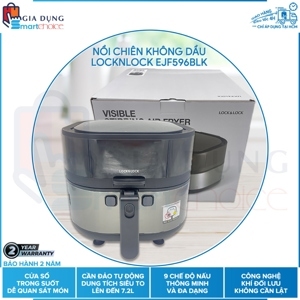 Nồi chiên không dầu Lock&Lock EJF596BLK - 7.2l