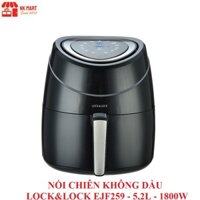Nồi Chiên Không Dầu Lock&Lock EJF259BLK Air Fryer, 5.2L, 220-240V, 50/60Hz, 1800W- Màu đen