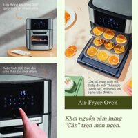 Nồi chiên không dầu Lock&Lock 12 Lít kết hợp lò nướng cho gia đình 4-6 người cảm ứng đa chức năng - HAPOS